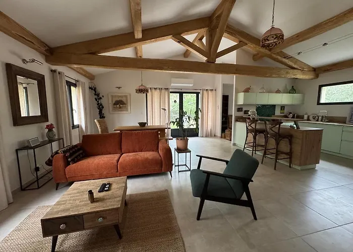 בית נופש Maison Neuve De Plain Pied Au Coeur D'un Jardin Arbore